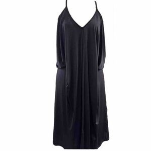 New Boston Proper Halter Blouson Short Dress